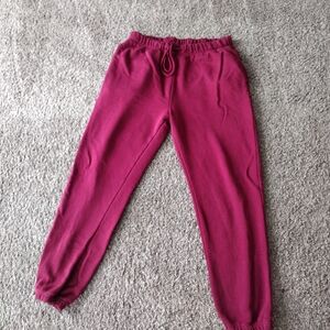 Maroon Jogger Pants
